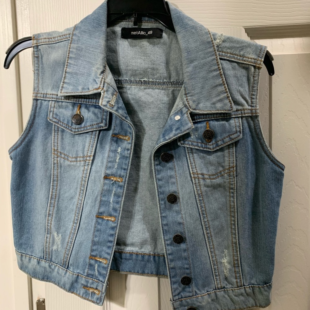 Denim vest!